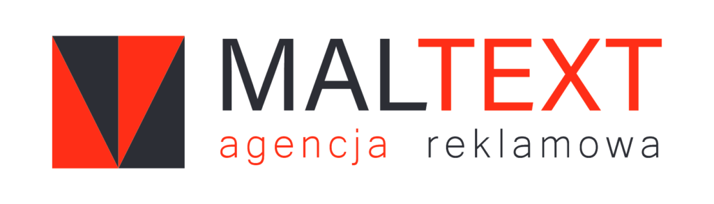 Logo agencji reklamowej maltext tuchola